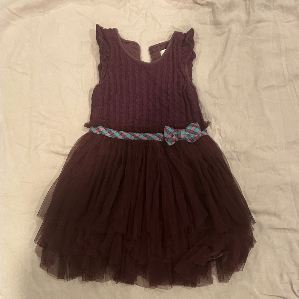 Matilda Jane Deep Purple Textured Dress